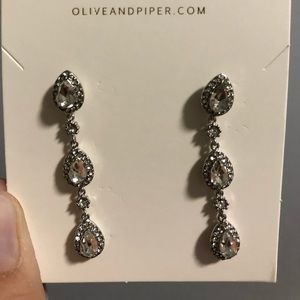 Olive and piper earrings - never worn